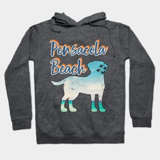 Pensacola Beach Florida Vintage-Look Hoodie